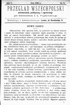 Przegląd Wszechpolski : miesięcznik polityczny i społeczny. 1899, nr 2