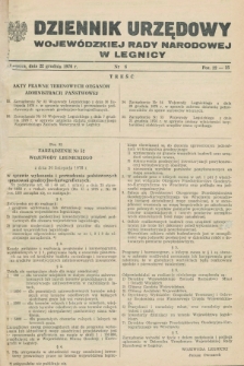 Dziennik Urzędowy Wojewódzkiej Rady Narodowej w Legnicy. 1976, nr 6 (22 grudnia)