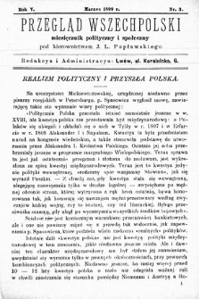 Przegląd Wszechpolski : miesięcznik polityczny i społeczny. 1899, nr 3