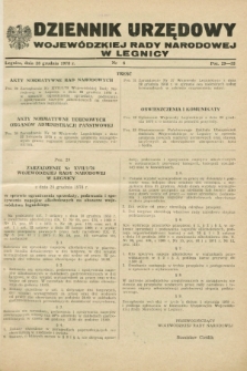 Dziennik Urzędowy Wojewódzkiej Rady Narodowej w Legnicy. 1978, nr 6 (28 grudnia)