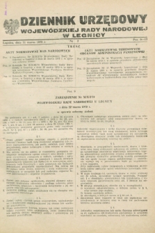 Dziennik Urzędowy Wojewódzkiej Rady Narodowej w Legnicy. 1979, nr 2 (31 marca)