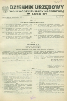 Dziennik Urzędowy Wojewódzkiej Rady Narodowej w Legnicy. 1980, nr 5 (31 października)