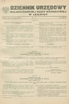 Dziennik Urzędowy Wojewódzkiej Rady Narodowej w Legnicy. 1980, nr 6 (31 grudnia)