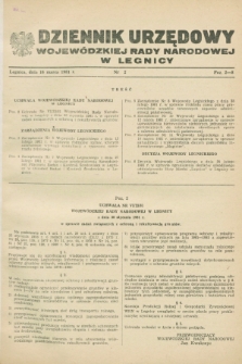 Dziennik Urzędowy Wojewódzkiej Rady Narodowej w Legnicy. 1981, nr 2 (16 marca)