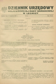 Dziennik Urzędowy Wojewódzkiej Rady Narodowej w Legnicy. 1981, nr 3 (15 kwietnia)