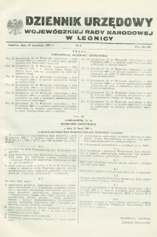 Dziennik Urzędowy Wojewódzkiej Rady Narodowej w Legnicy. 1982, nr 4 (10 września)