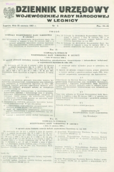 Dziennik Urzędowy Wojewódzkiej Rady Narodowej w Legnicy. 1983, nr 5 (25 czerwca)
