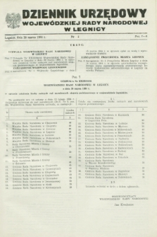 Dziennik Urzędowy Wojewódzkiej Rady Narodowej w Legnicy. 1984, nr 2 (20 marca)