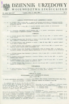 Dziennik Urzędowy Województwa Legnickiego. 1985, nr 4 (31 maja)