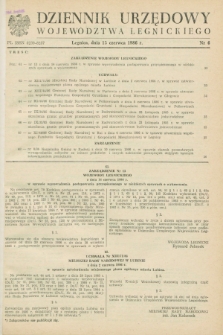 Dziennik Urzędowy Województwa Legnickiego. 1986, nr 6 (15 czerwca)