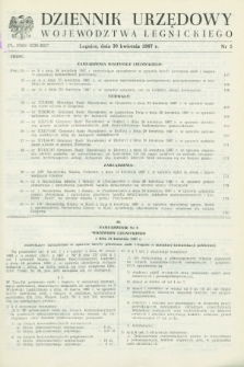 Dziennik Urzędowy Województwa Legnickiego. 1987, nr 5 (30 kwietnia)