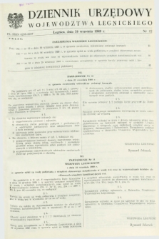 Dziennik Urzędowy Województwa Legnickiego. 1989, nr 12 (30 września)