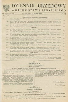 Dziennik Urzędowy Województwa Legnickiego. 1989, nr 17 (15 grudnia)