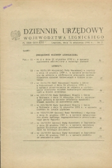 Dziennik Urzędowy Województwa Legnickiego. 1990, nr 2 (31 stycznia)