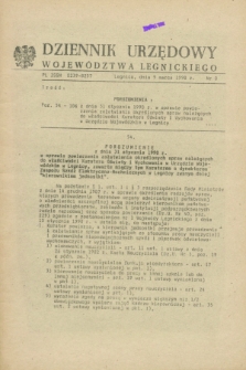 Dziennik Urzędowy Województwa Legnickiego. 1990, nr 8 (9 marca)