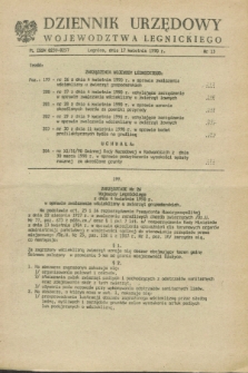 Dziennik Urzędowy Województwa Legnickiego. 1990, nr 13 (17 kwietnia)