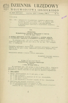 Dziennik Urzędowy Województwa Legnickiego. 1990, nr 16 (1 czerwca)
