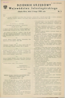 Dziennik Urzędowy Województwa Jeleniogórskiego. 1985, nr 2 (2 lutego)