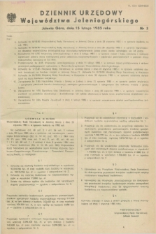 Dziennik Urzędowy Województwa Jeleniogórskiego. 1985, nr 3 (15 lutego)