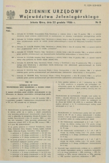 Dziennik Urzędowy Województwa Jeleniogórskiego. 1986, nr 8 (22 grudnia)