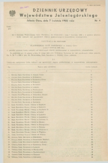 Dziennik Urzędowy Województwa Jeleniogórskiego. 1988, nr 4 (7 kwietnia)