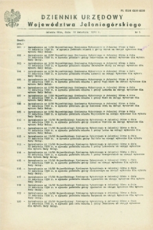 Dziennik Urzędowy Województwa Jeleniogórskiego. 1990, nr 5 (11 kwietnia)