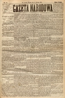 Gazeta Narodowa. 1885, nr 4