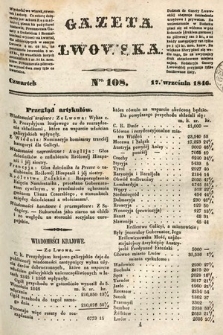 Gazeta Lwowska. 1846, nr 108