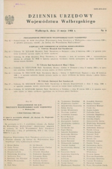 Dziennik Urzędowy Województwa Wałbrzyskiego. 1988, nr 8 (25 maja)