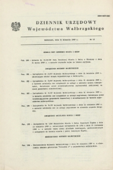 Dziennik Urzędowy Województwa Wałbrzyskiego. 1989, nr 13 (31 sierpnia)