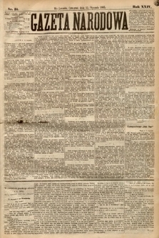Gazeta Narodowa. 1885, nr 11