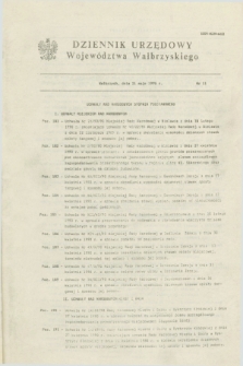 Dziennik Urzędowy Województwa Wałbrzyskiego. 1990, nr 11 (21 maja)