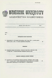 Dziennik Urzędowy Województwa Wałbrzyskiego. 1993, nr 3 (4 marca)