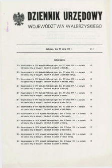 Dziennik Urzędowy Województwa Wałbrzyskiego. 1994, nr 3 (18 marca)