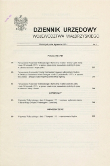 Dziennik Urzędowy Województwa Wałbrzyskiego. 1995, nr 19 (4 grudnia)
