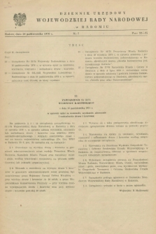 Dziennik Urzędowy Wojewódzkiej Rady Narodowej w Radomiu. 1976, nr 7 (20 października)