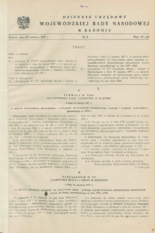 Dziennik Urzędowy Wojewódzkiej Rady Narodowej w Radomiu. 1977, nr 5 (20 czerwca)