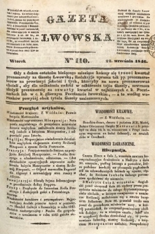 Gazeta Lwowska. 1846, nr 110