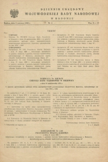 Dziennik Urzędowy Wojewódzkiej Rady Narodowej w Radomiu. 1980, nr 4 (2 czerwca)