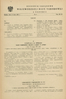 Dziennik Urzędowy Wojewódzkiej Rady Narodowej w Radomiu. 1983, nr 8 (15 lipca)