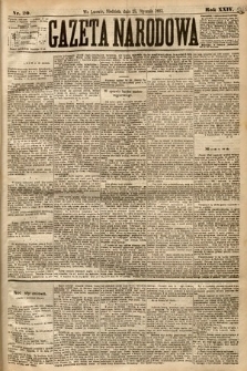 Gazeta Narodowa. 1885, nr 20