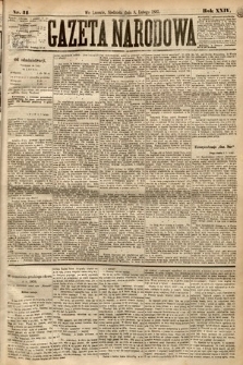 Gazeta Narodowa. 1885, nr 31