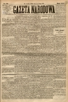 Gazeta Narodowa. 1885, nr 36