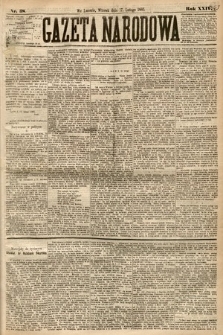 Gazeta Narodowa. 1885, nr 38
