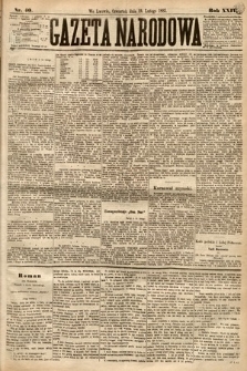 Gazeta Narodowa. 1885, nr 40
