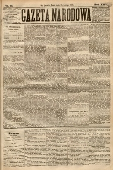 Gazeta Narodowa. 1885, nr 45