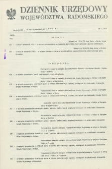 Dziennik Urzędowy Województwa Radomskiego. 1990, nr 25 (7 września)