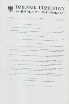 Dziennik Urzędowy Województwa Radomskiego. 1992, nr 14 (3 sierpnia)