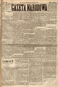 Gazeta Narodowa. 1885, nr 58