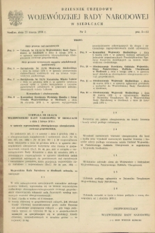Dziennik Urzędowy Wojewódzkiej Rady Narodowej w Siedlcach. 1976, nr 3 (23 marca)